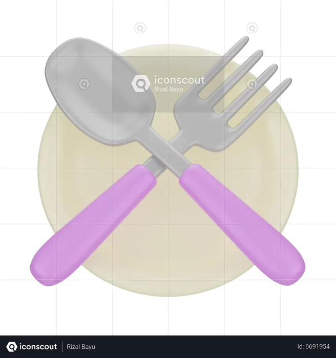 Cutlery  3D Icon