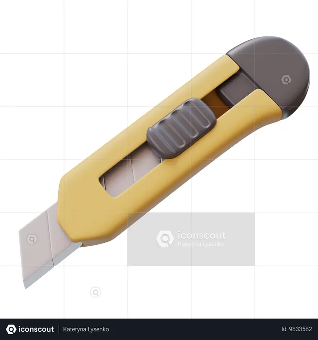 커터  3D Icon