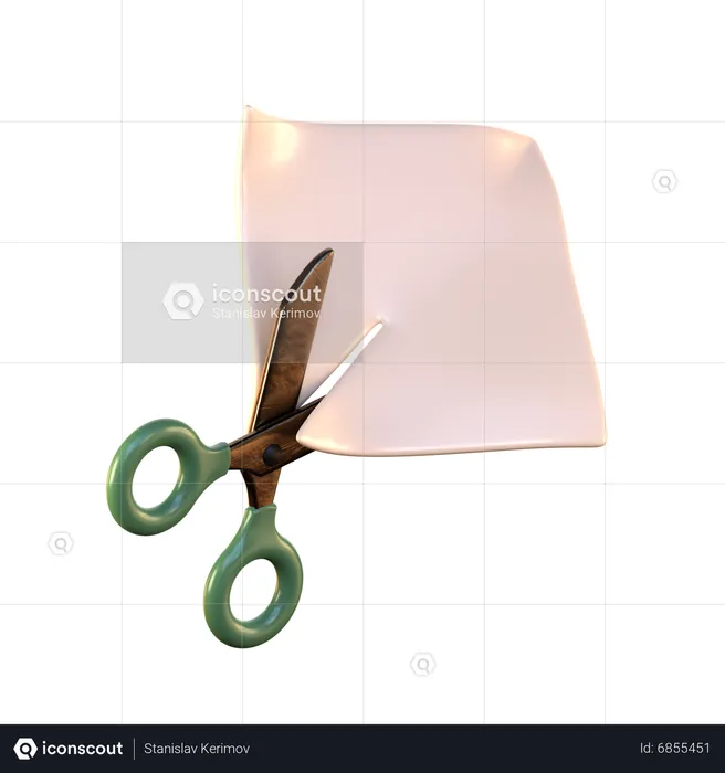 Cutting  3D Icon