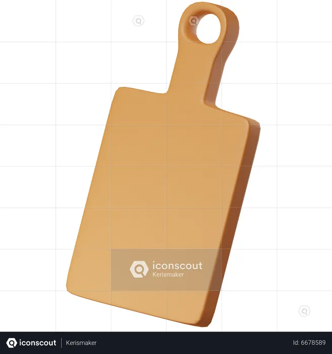 Cutting Board  3D Icon