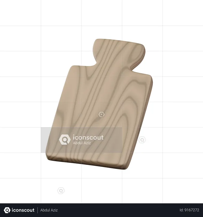 Cutting Board  3D Icon