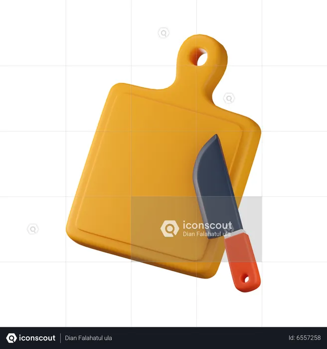 Cutting Board  3D Icon