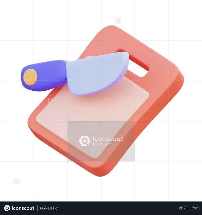 Cutting Board  3D Icon