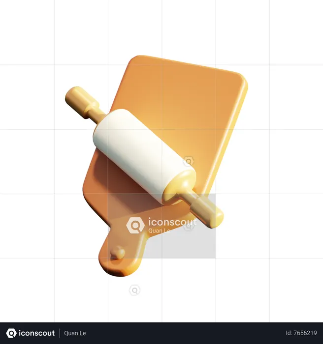 Cutting Board  3D Icon