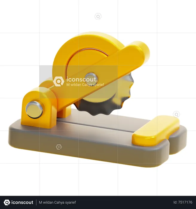 CUTTING MACHINE  3D Icon