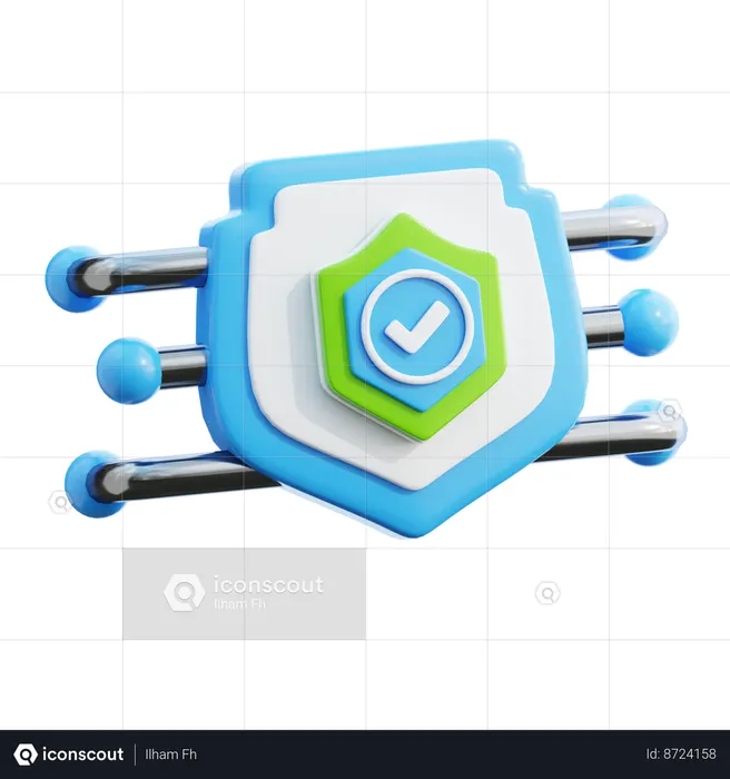 Cyber Insurance  3D Icon