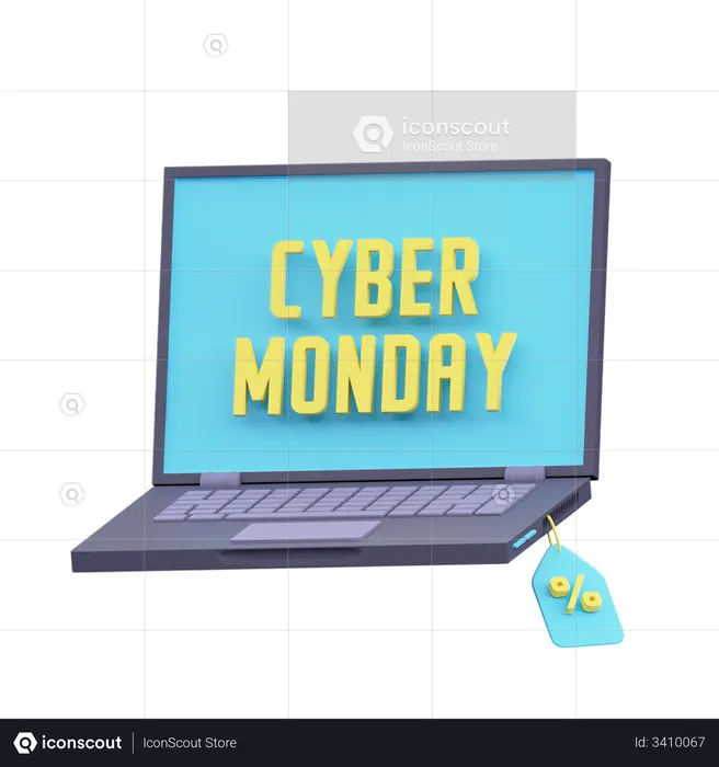 Cyber Monday-Angebot  3D Icon