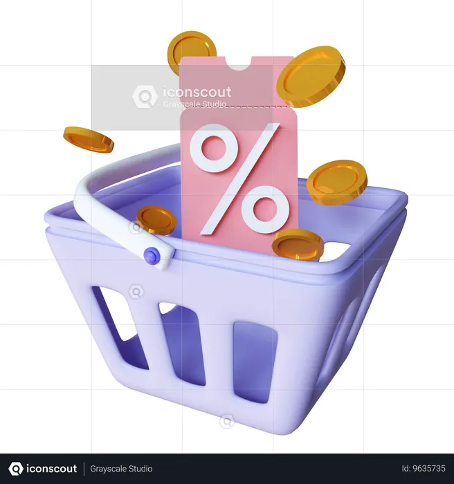 사이버 먼데이 쇼핑  3D Icon