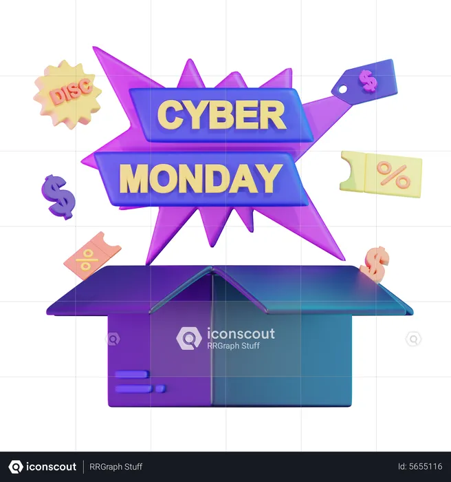 Cyber Monday-Angebot  3D Icon