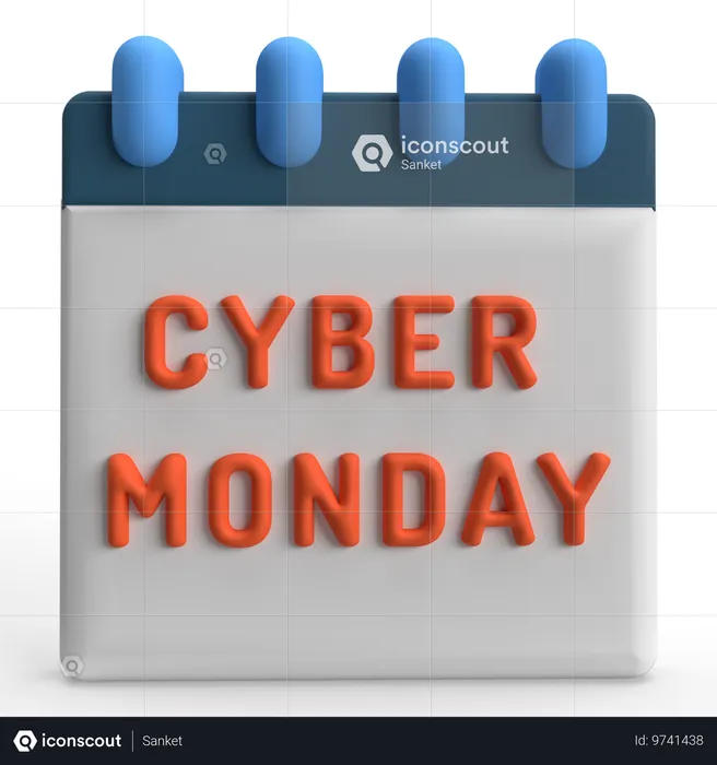 Cyber Montag  3D Icon