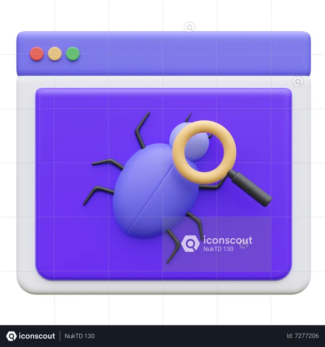 Cyber security  3D Icon