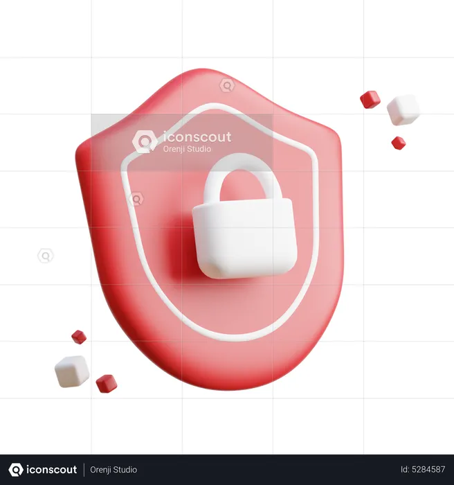Cyber Security Metaverse  3D Icon