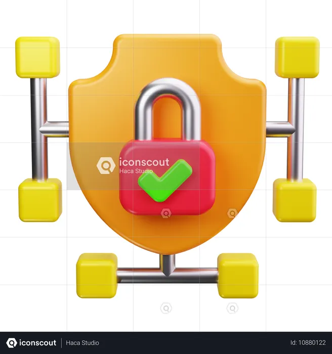 Cybersecurity  3D Icon