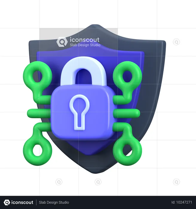 Internet-Sicherheit  3D Icon