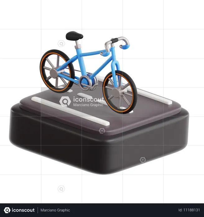 サイクリング  3D Icon