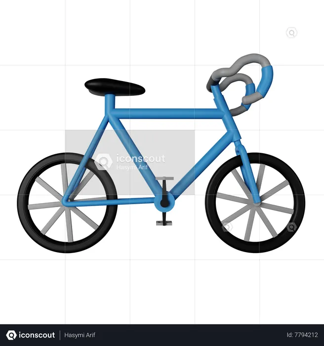 Vélo  3D Icon