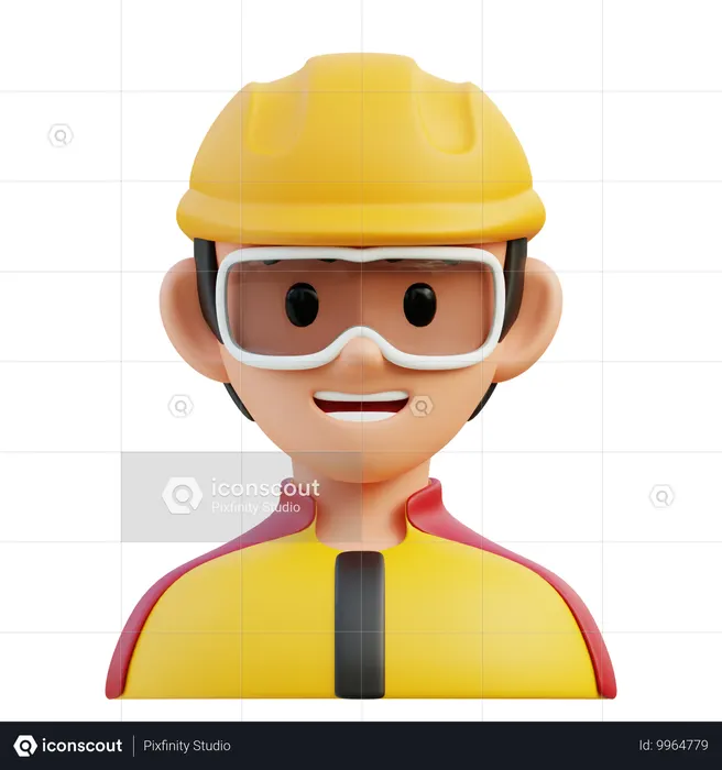 Cyclist  3D Icon