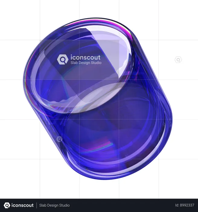 Cylinder  3D Icon