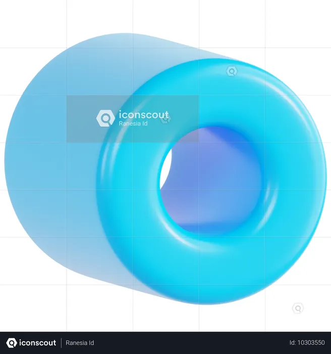 Cylinder  3D Icon
