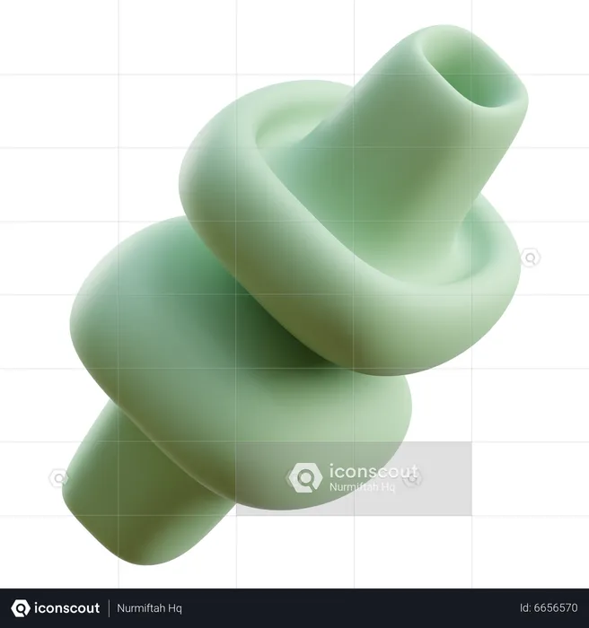 Cylinder Abstract Shape  3D Icon