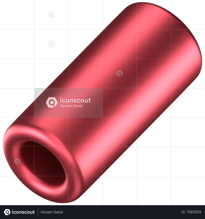 Cylinder Abstract Shape  3D Icon