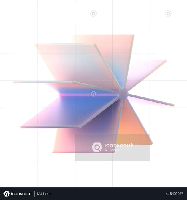 Cylinder Aestrick  3D Icon