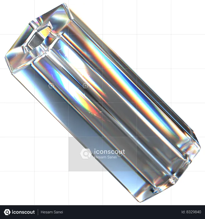 Cylinder Shape  3D Icon