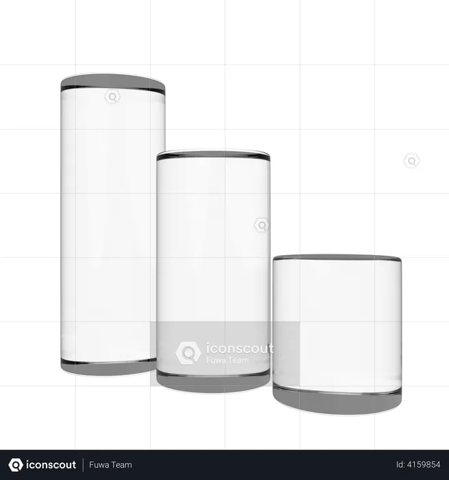 Cylinder Shape  3D Illustration