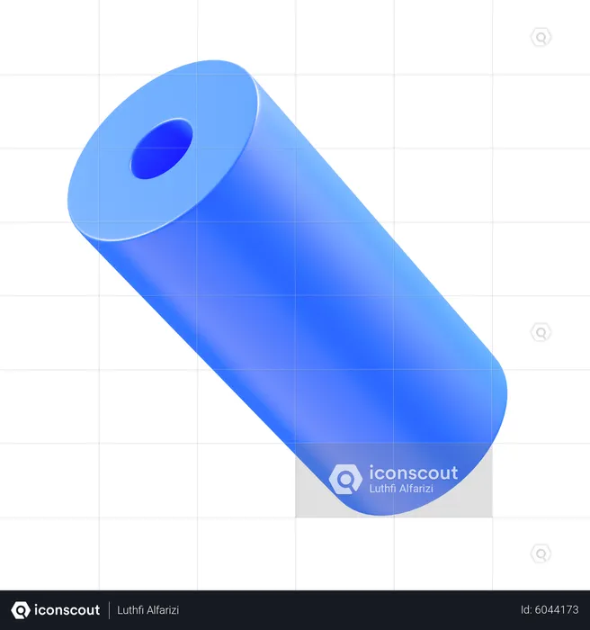 Cylinder Shape  3D Icon