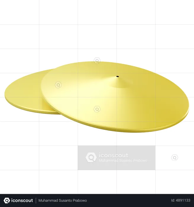 Cymbal  3D Icon