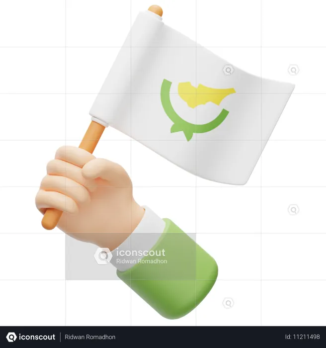 Cyprus Flag Flag 3D Icon