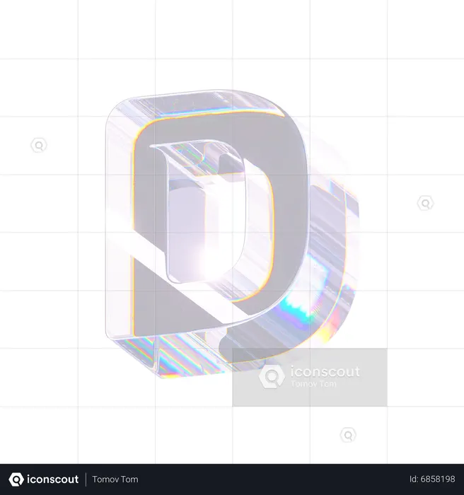 D  3D Icon