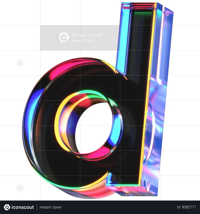 D 文字  3D Icon