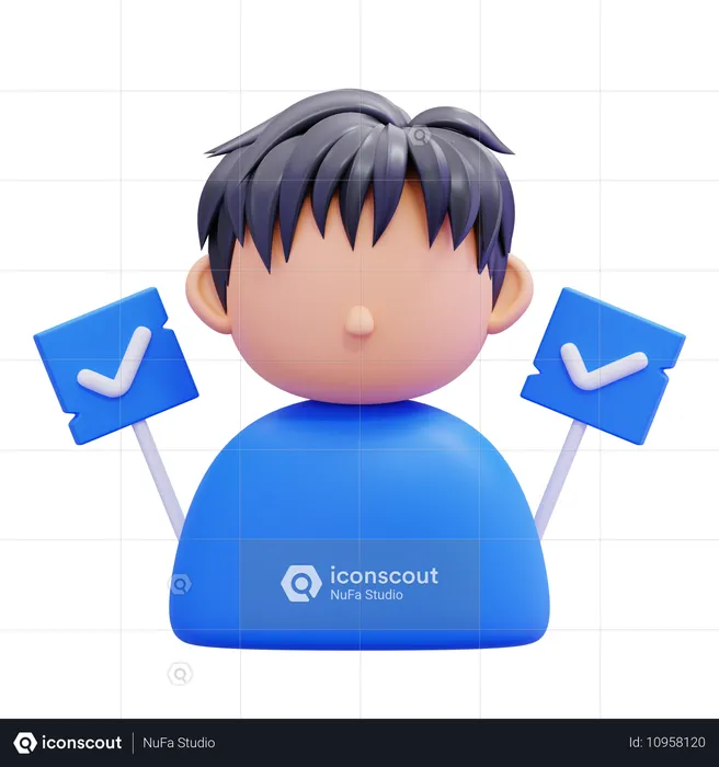 Accepter  3D Icon