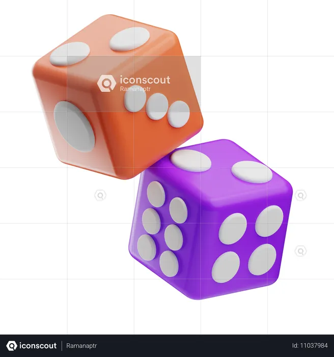 Cubo dice  3D Icon