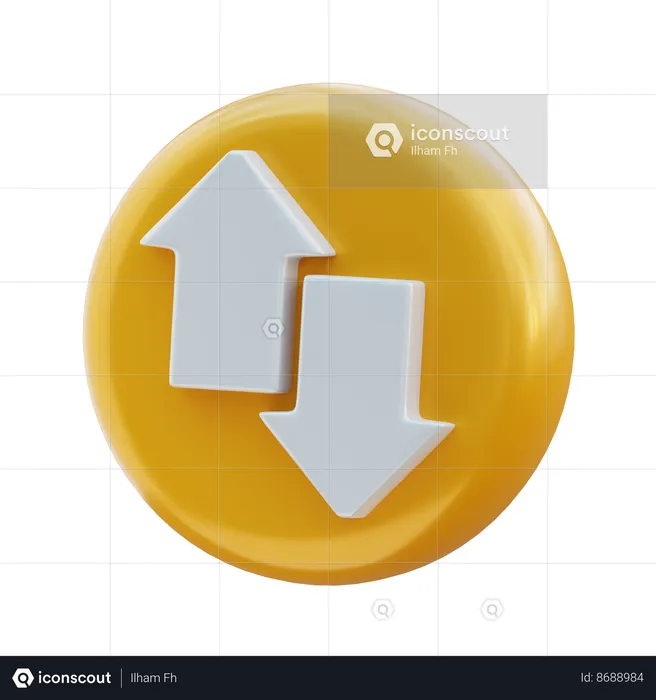 Dados móveis  3D Icon