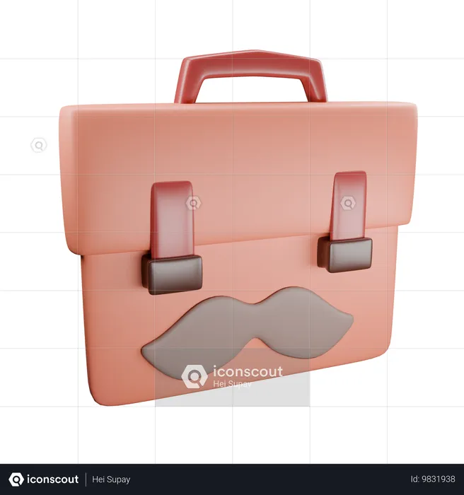 Dads Briefcase  3D Icon