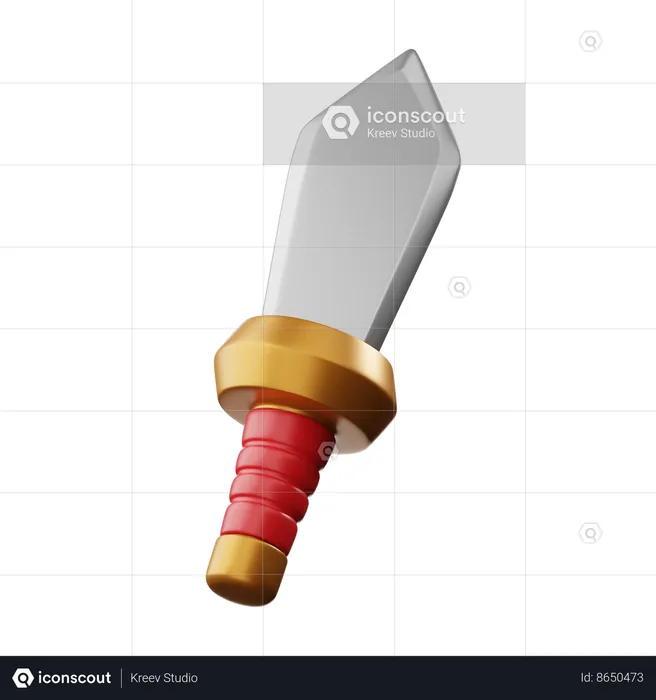 Dagger  3D Icon