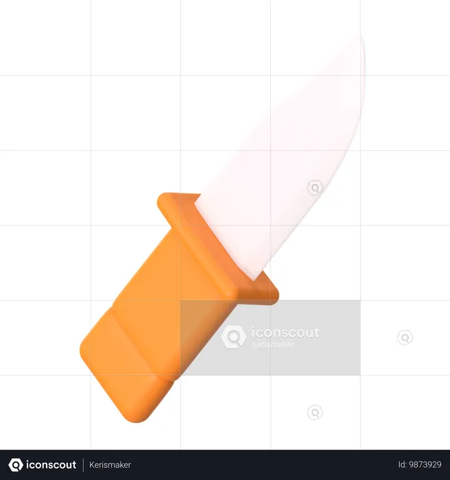 Dagger Knife  3D Icon