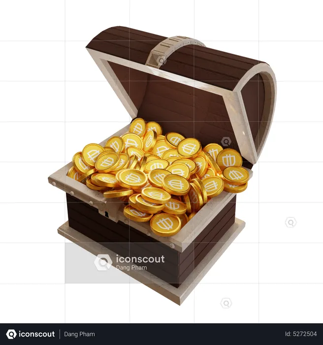 Dai (DAI) Treasure Chest  3D Icon