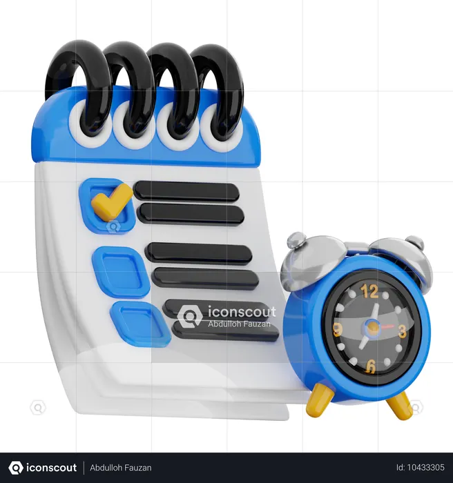 Daily Routine  3D Icon