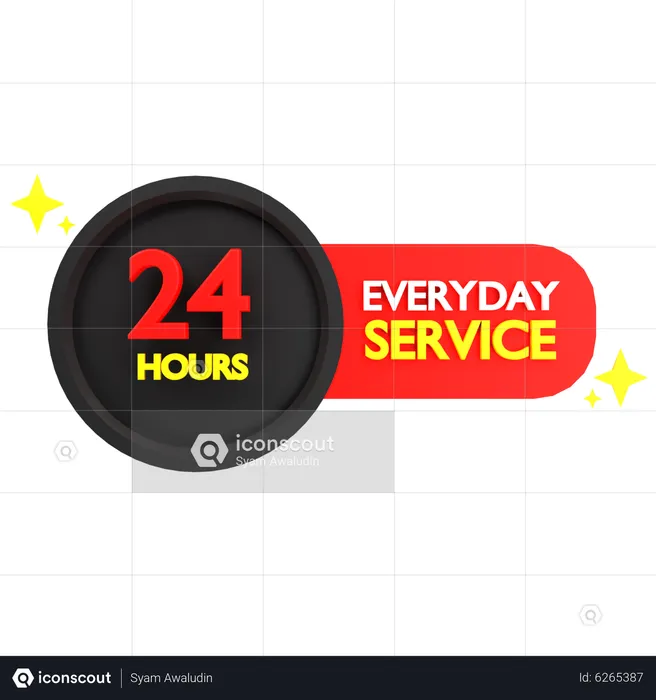 Daily Service  3D Icon