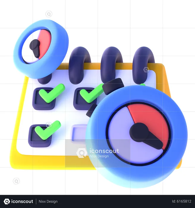 Daily Task  3D Icon