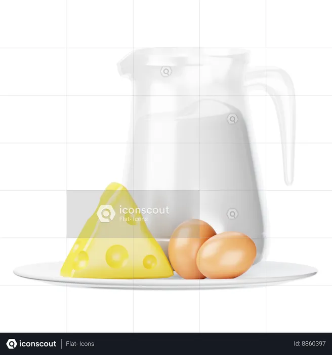 Dairy  3D Icon