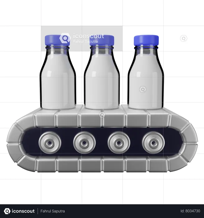 Dairy Industry  3D Icon