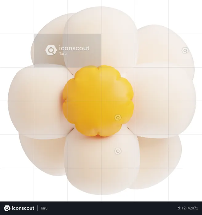 Daisy  3D Icon