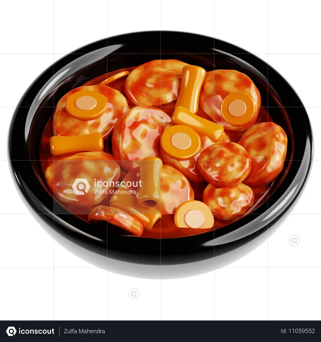 Dak galbi  3D Icon