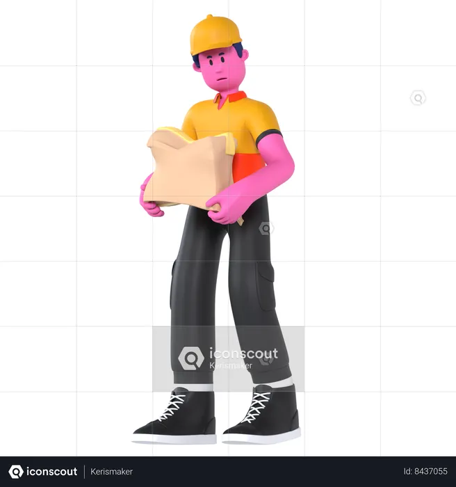 Damaged Package  3D Illustration