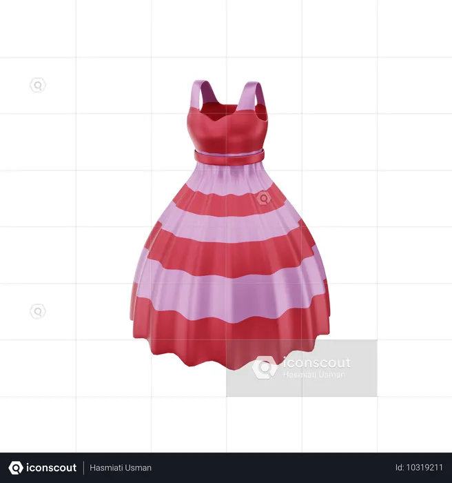 Frau kleid  3D Icon