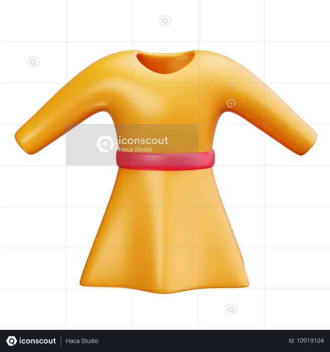 Frau kleid  3D Icon